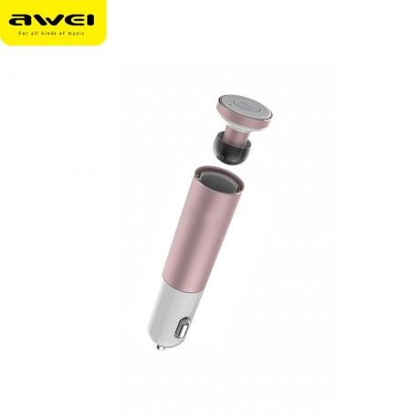 A870BL MULTI-FUNCTION BLUETOOTH V4.1 HANDS-FREE CALL HEADSET DUAL USB CAR CHARGER EARPHONE