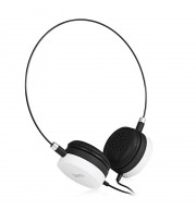 W3 COLORFUL DESIGN WIRED 3.5MM HEADPHONES (WHITE)