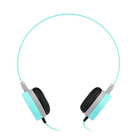 W3 COLORFUL DESIGN WIRED 3.5MM HEADPHONES (BLUE)