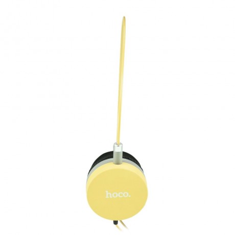 W3 COLORFUL DESIGN WIRED 3.5MM HEADPHONES (YELLOW)