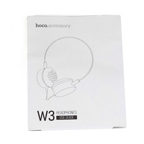 W3 COLORFUL DESIGN WIRED 3.5MM HEADPHONES (PINK)