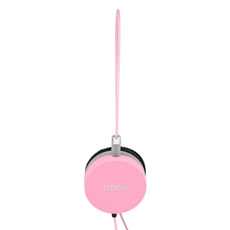 W3 COLORFUL DESIGN WIRED 3.5MM HEADPHONES (PINK)