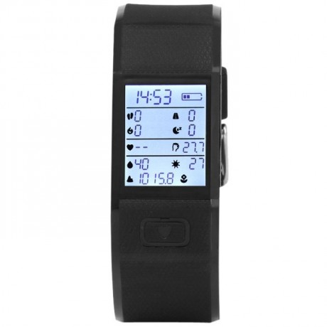 S3 SMART HESVITBAND WRIST TEMPERATURE TRACKING WRISTBAND (BLACK)