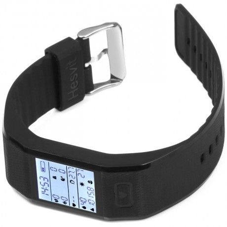 S3 SMART HESVITBAND WRIST TEMPERATURE TRACKING WRISTBAND (BLACK)