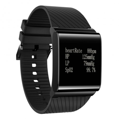 X9 PLUS BLE 4.0 HEART RATE SMART WRISTBAND BLOOD PRESSURE OXYGEN MONITOR BRACELET (BLACK)