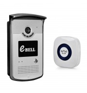 ATZ - DBV03P - 433MHZ NETWORK WIFI DOORBELL 720P 1.0MP NIGHT VISION WITH INDOOR CHIME (SIL