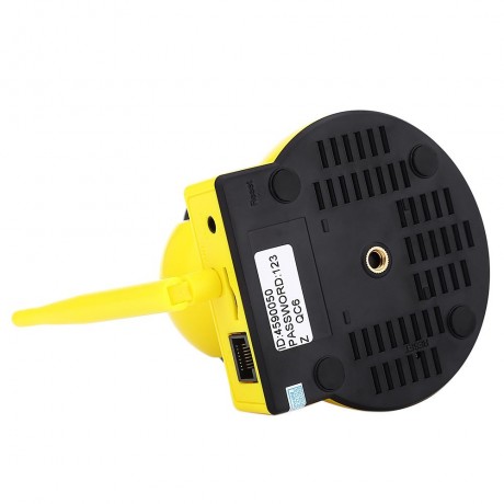 HSY - FH4 DOG TYPE 720P WIFI 10PCS IR LED INDOOR IP CAMERA (YELLOW, US PLUG/EU PLUG) 