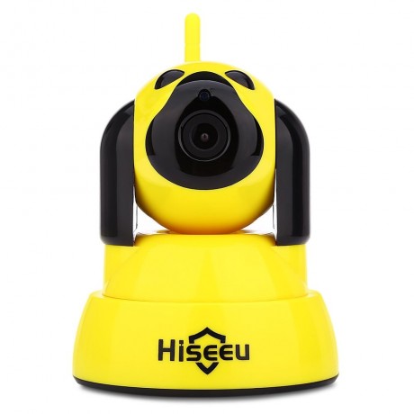 HSY - FH4 DOG TYPE 720P WIFI 10PCS IR LED INDOOR IP CAMERA (YELLOW, US PLUG/EU PLUG) 
