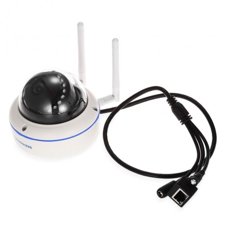 SZ - IPC - 7022SW WIFI IP DOME CAMERA SECURITY SYSTEM 1.0MP 720P MOTION DETECTION WATERPRO