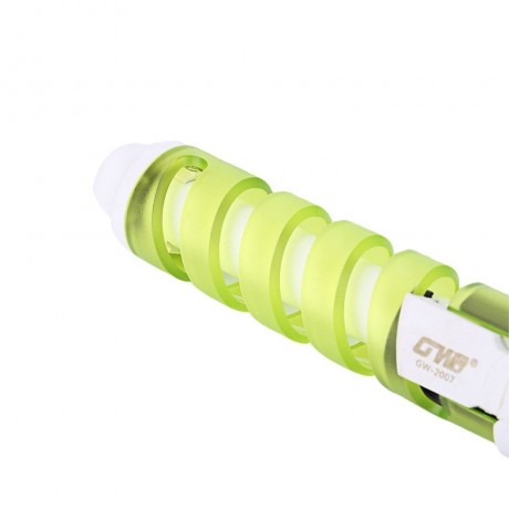 TRAVEL USEFUL SALON SPIRAL CERAMIC CURLING IRON HAIR CURLER (GREEN)