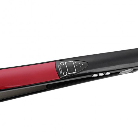 ULTRATHIN HAIR STRAIGHTENER TOURMALINE CERAMIC HEATING PLATE LED DISPLAY NEGATIVE ION CARE