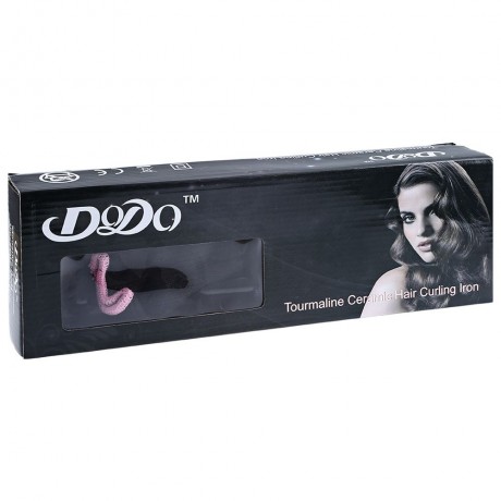 PROFESSIONAL ELECTRIC CERAMIC SPIRAL HAIR ROLLERS CURLING IRON WAND SALON STYLING TOOL (BL
