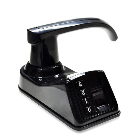 LS - 9 FINGERPRINT DOOR LOCK WEATHER PROOF DIGITAL KEYLESS FUNCTION (BLACK)