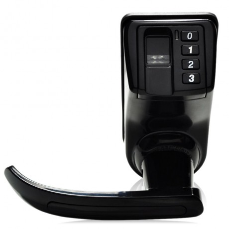 LS - 9 FINGERPRINT DOOR LOCK WEATHER PROOF DIGITAL KEYLESS FUNCTION (BLACK)