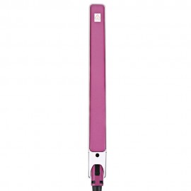 PORTABLE ELECTRONIC CERAMIC HAIR ROLL STRAIGHT DUAL-USE STRAIGHTENER (PINK)