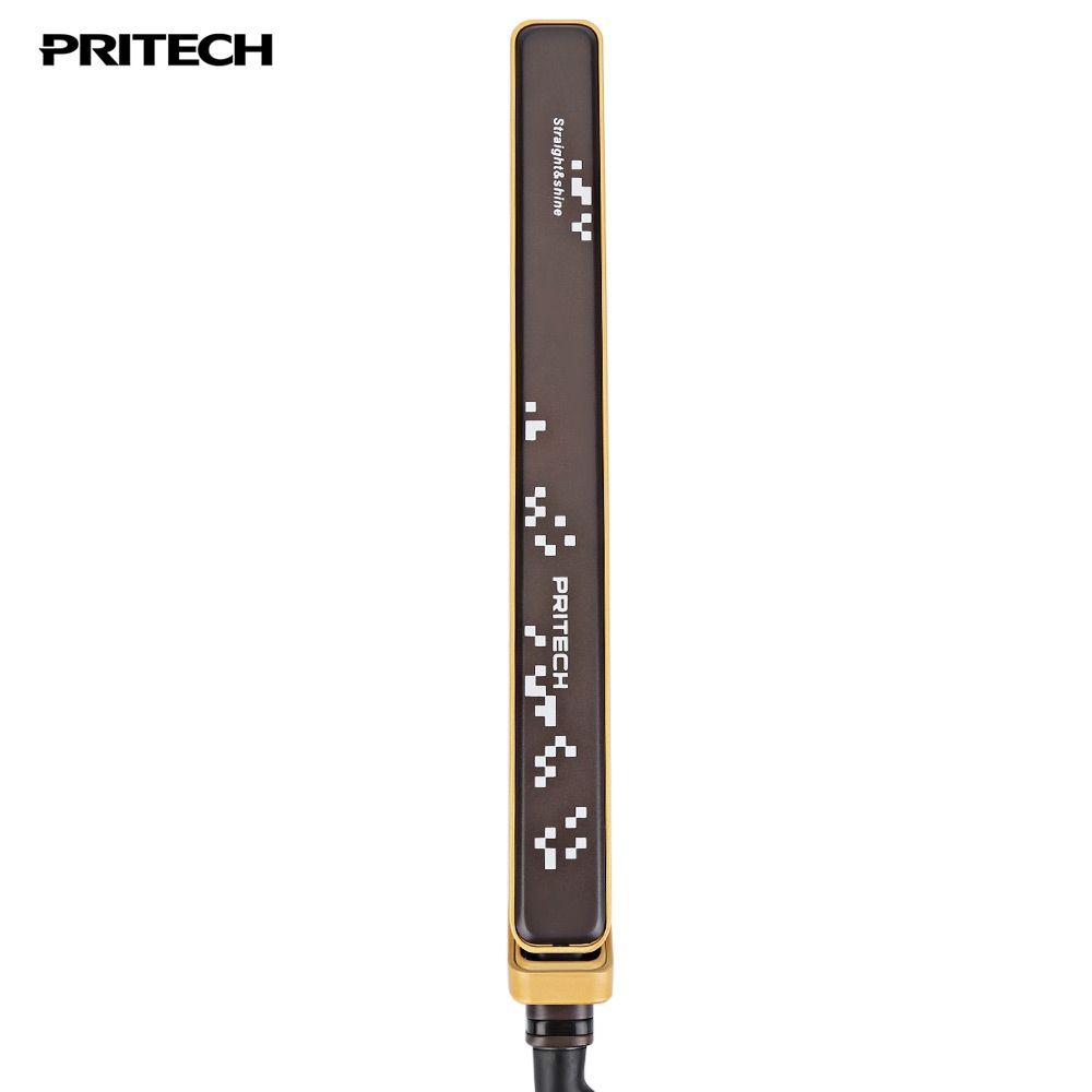 PORTABLE ELECTRONIC CERAMIC HAIR ROLL STRAIGHT DUAL-USE STRAIGHTENER (YELLOW)