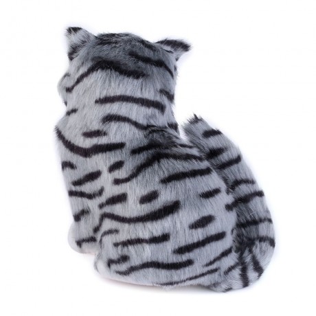 LOVELY SIMULATION CAT DOLL PLUSH TOY WITH SOUND BIRTHDAY CHRISTMAS GIFT FOR KIDS BABY (COL