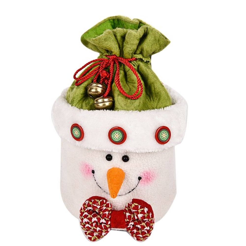 LOVELY CHRISTMAS GIFT BOX BAG NOVELTY ORNAMENT FOR HOLIDAY PARTY (COLORMIX, SNOWMAN)