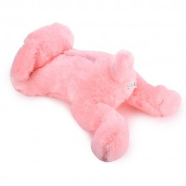 STUFFED CUTE FLASHING DOG PLUSH DOLL TOY GIFT FOR BABY (PINK)