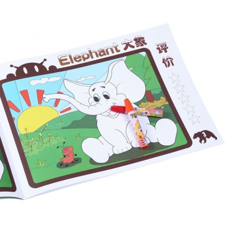 4D MAGIC INTELLIGENT COLORING PAINTING PICTURE BOOKS EDUCATIONAL TOY (COLORMIX)
