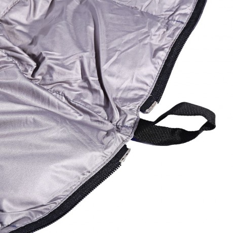 SPLICING FOLDABLE WATER RESISTANT ENVELOPE SLEEPING BAG FOR OUTDOOR TRAVEL CAMPING (GREEN)