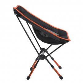 HEIGHTENED CHAIR SEAT FOLDABLE STOOL OUTDOOR EQUIPMENT (ORANGE YELLOW)