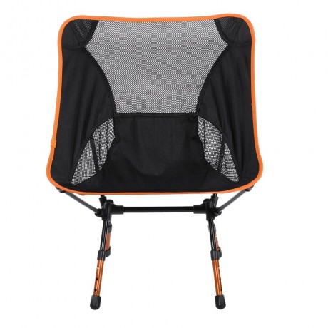 HEIGHTENED CHAIR SEAT FOLDABLE STOOL OUTDOOR EQUIPMENT (ORANGE YELLOW)