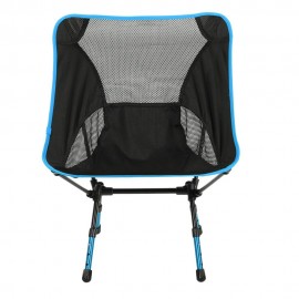HEIGHTENED CHAIR SEAT FOLDABLE STOOL OUTDOOR EQUIPMENT (AZURE)