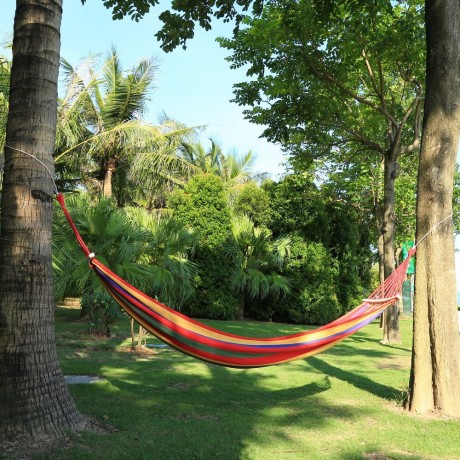 WATER RESISTANT TRAPEZE HAMMOCK SWING ANTI-ROLLOVER SLEEP BED (COLORFUL, SIZE 39.37 INCHES