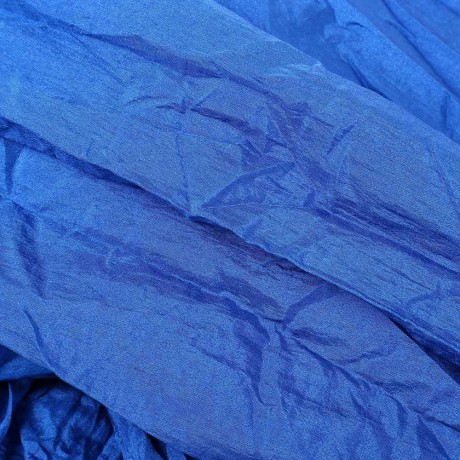 ONE PERSON ASSORTED COLOR PARACHUTE NYLON FABRIC HAMMOCK WITH STRONG ROPE (SAPPHIRE BLUE)