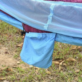 260 X 140CM INDOOR PARACHUTE FABRIC MOSQUITO NET HAMMOCK TWO PEOPLE OUTDOOR CAMPING EQUIPM