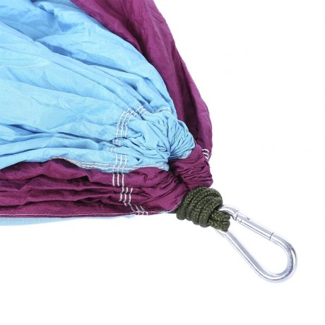 260 X 140CM INDOOR PARACHUTE FABRIC MOSQUITO NET HAMMOCK TWO PEOPLE OUTDOOR CAMPING EQUIPM