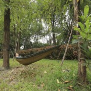 260 X 140CM INDOOR PARACHUTE FABRIC MOSQUITO NET HAMMOCK TWO PEOPLE OUTDOOR CAMPING EQUIPM