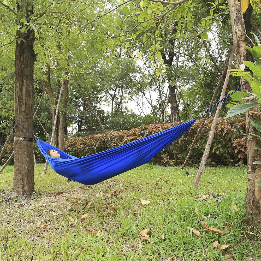 260 X 140CM INDOOR PARACHUTE FABRIC MOSQUITO NET HAMMOCK TWO PEOPLE OUTDOOR CAMPING EQUIPM