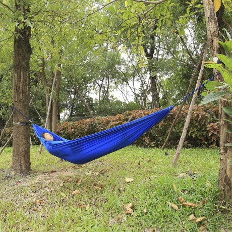 260 X 140CM INDOOR PARACHUTE FABRIC MOSQUITO NET HAMMOCK TWO PEOPLE OUTDOOR CAMPING EQUIPM