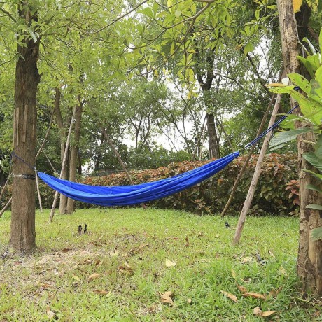 260 X 140CM INDOOR PARACHUTE FABRIC MOSQUITO NET HAMMOCK TWO PEOPLE OUTDOOR CAMPING EQUIPM