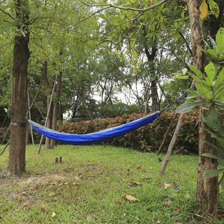 260 X 140CM INDOOR PARACHUTE FABRIC MOSQUITO NET HAMMOCK TWO PEOPLE OUTDOOR CAMPING EQUIPM