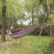 260 X 140CM INDOOR PARACHUTE FABRIC MOSQUITO NET HAMMOCK TWO PEOPLE OUTDOOR CAMPING EQUIPM