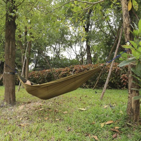 260 X 140CM INDOOR PARACHUTE FABRIC MOSQUITO NET HAMMOCK TWO PEOPLE OUTDOOR CAMPING EQUIPM