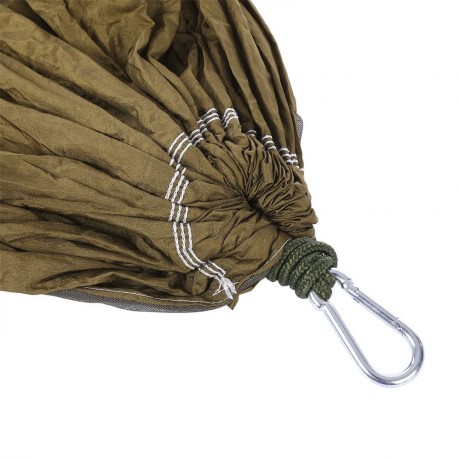 260 X 140CM INDOOR PARACHUTE FABRIC MOSQUITO NET HAMMOCK TWO PEOPLE OUTDOOR CAMPING EQUIPM