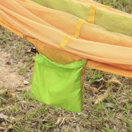 260 X 140CM INDOOR PARACHUTE FABRIC MOSQUITO NET HAMMOCK TWO PEOPLE OUTDOOR CAMPING EQUIPM