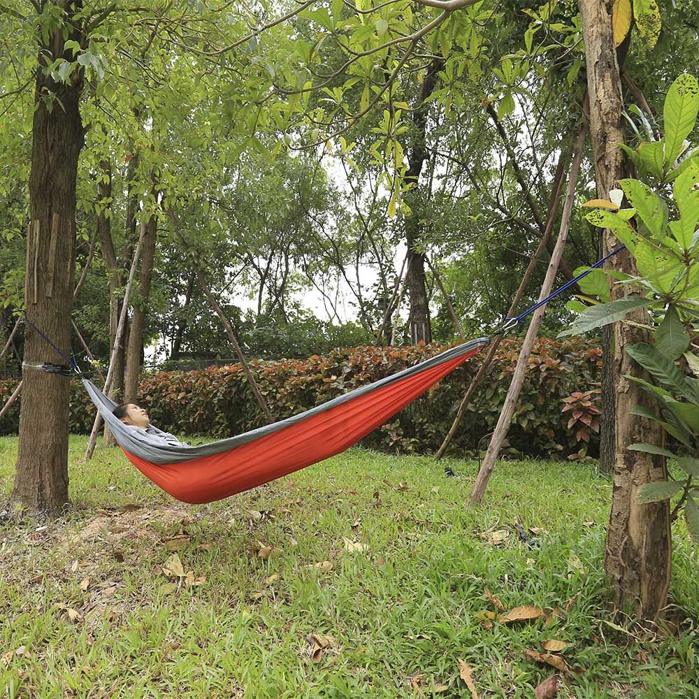 260 X 140CM INDOOR PARACHUTE FABRIC MOSQUITO NET HAMMOCK TWO PEOPLE OUTDOOR CAMPING EQUIPM
