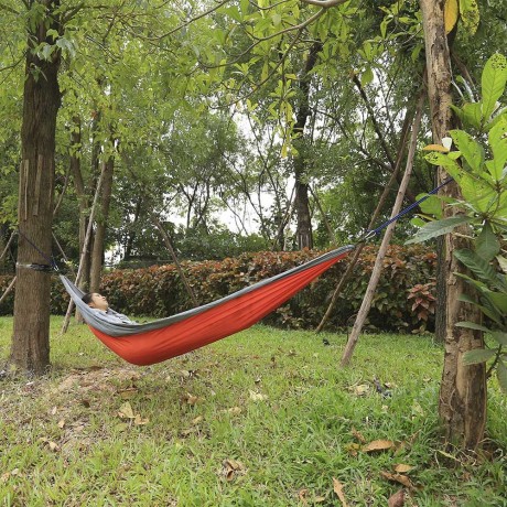 260 X 140CM INDOOR PARACHUTE FABRIC MOSQUITO NET HAMMOCK TWO PEOPLE OUTDOOR CAMPING EQUIPM