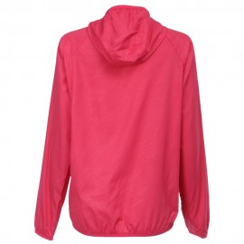OUTDOOR SPORT HIKING CAMPING QUICK DRY WATERPROOF BREATHABLE JACKET LIGHTWEIGHT COAT (ROSE