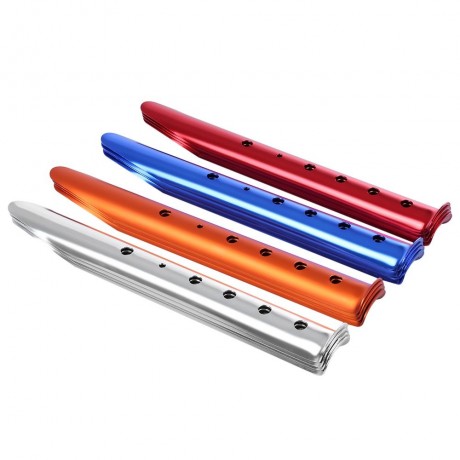 4PCS ALUMINUM ALLOY SNOWFIELD OR SAND USE TENT NAIL STAKES (SILVER)