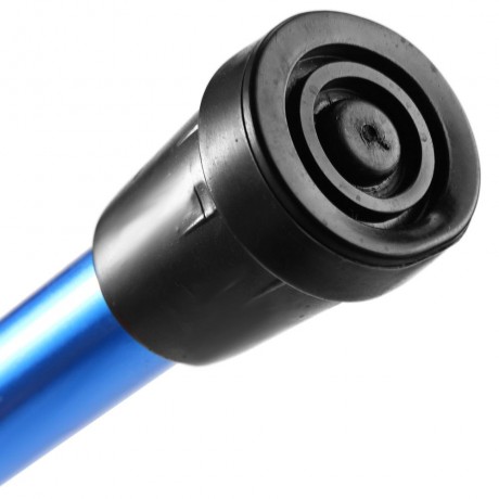 ADJUSTABLE ALUMINUM METAL WALKING STICK FOLDING COLLAPSIBLE TRAVEL CANE WITH NON-SLIP RUBB