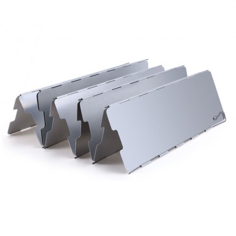10 PLATES ALUMINUM ALLOY OUTDOOR FOLDABLE CAMPING COOKER STOVE WIND SCREEN WINDSHIELD