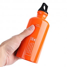 FUEL OIL CONTAINER GAS BOTTLE FOR OUTDOOR CAMPING (ORANGE, SIZE 530ML/750ML)