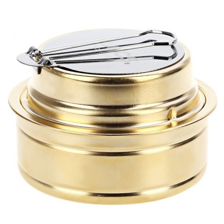 PORTABLE 2 - 4 PERSON 10PCS CAMPING COOK SET FOR OUTDOOR HIKING PICNIC