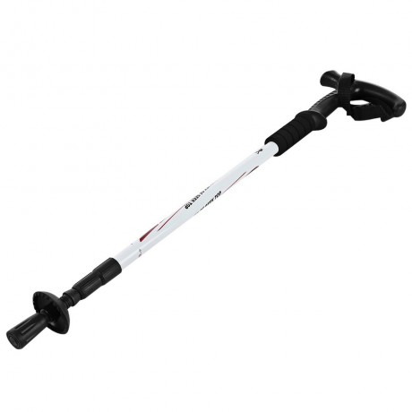 ADJUSTABLE WALKING HIKING STICK TREKKING TRAIL POLES CANES (WHITE)